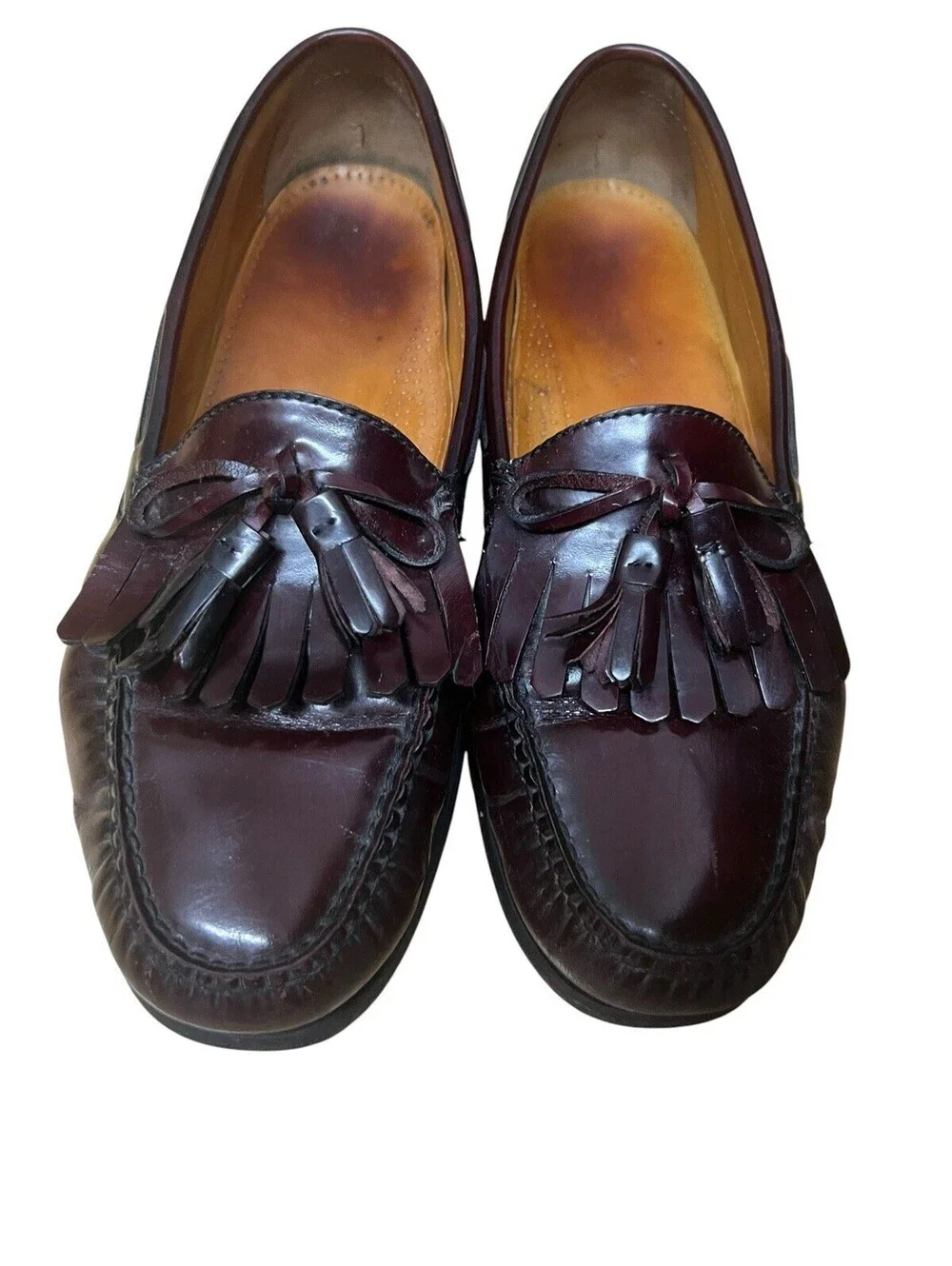 Vintage Oxblood Leather Kiltie Tassel Loafers Men’s 11D – Ivy Prep